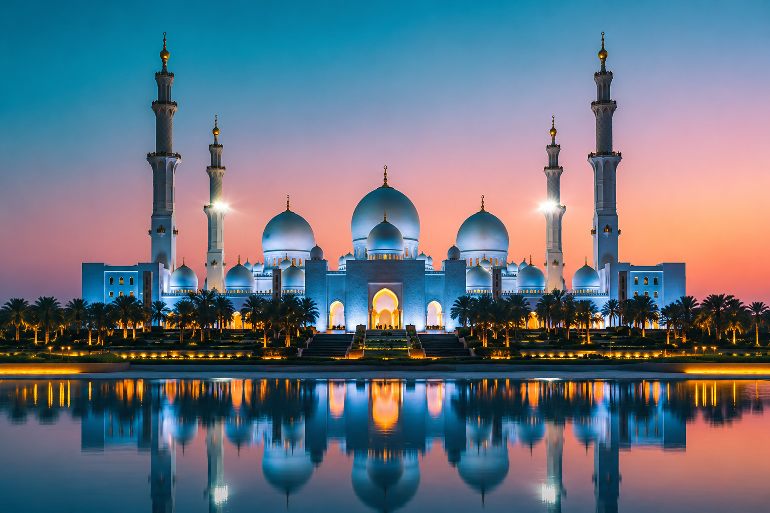 Abu Dhabi grand mosque