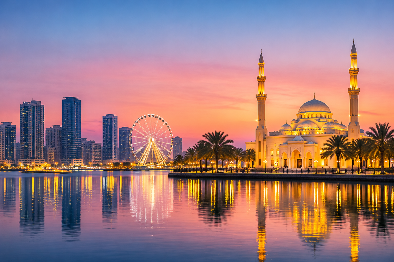 Sharjah city architecture