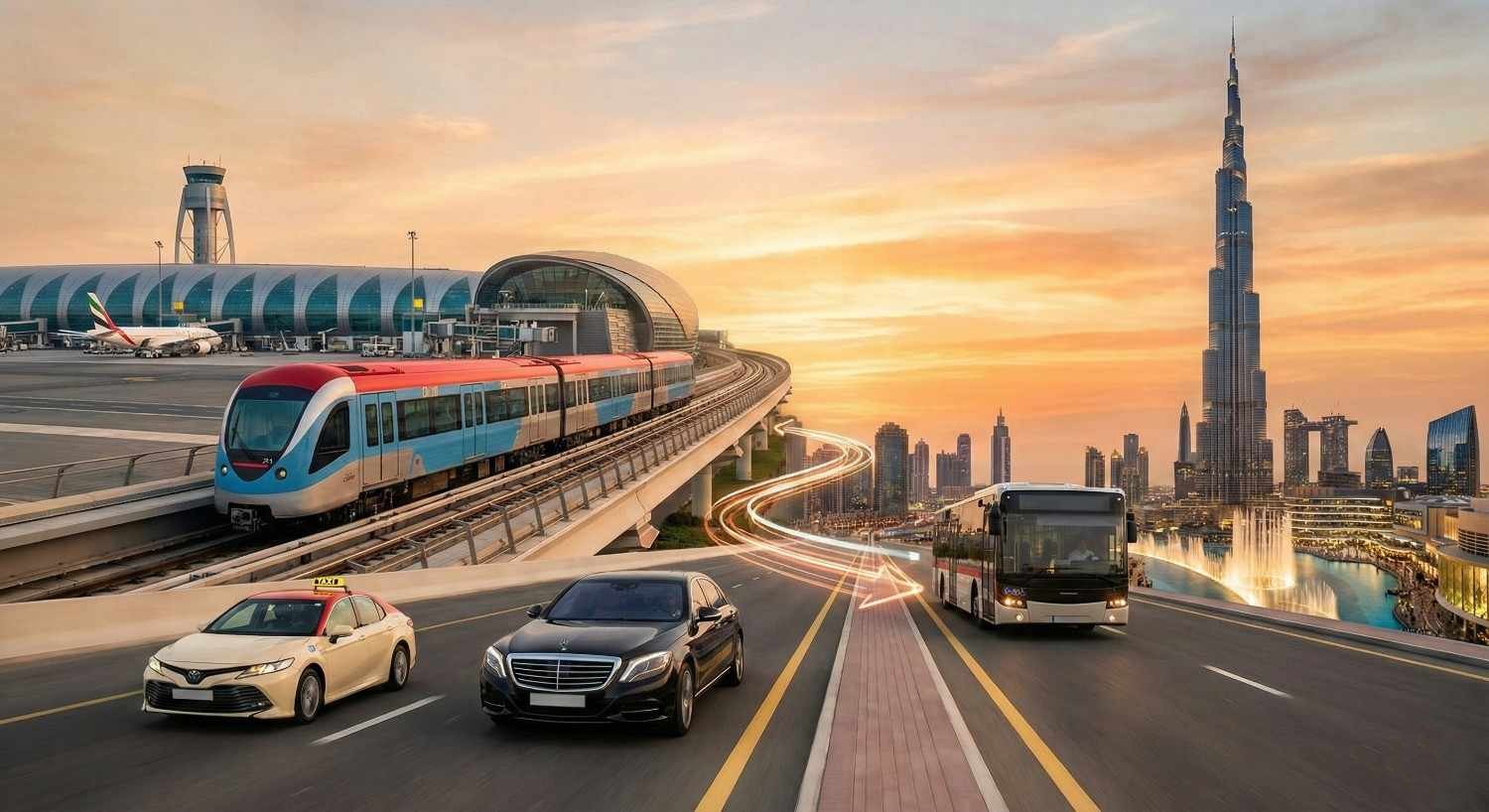 Dubai Airport to Downtown Dubai